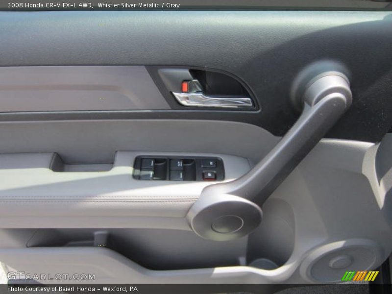 Whistler Silver Metallic / Gray 2008 Honda CR-V EX-L 4WD
