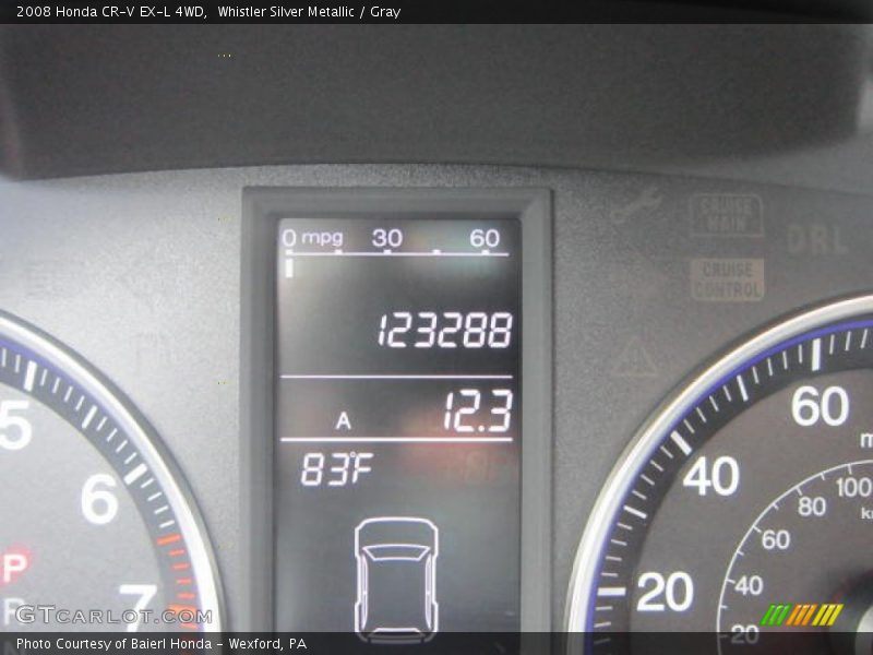 Whistler Silver Metallic / Gray 2008 Honda CR-V EX-L 4WD