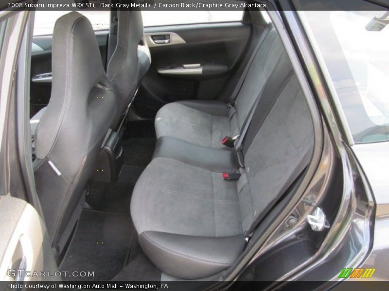 Rear Seat of 2008 Impreza WRX STi