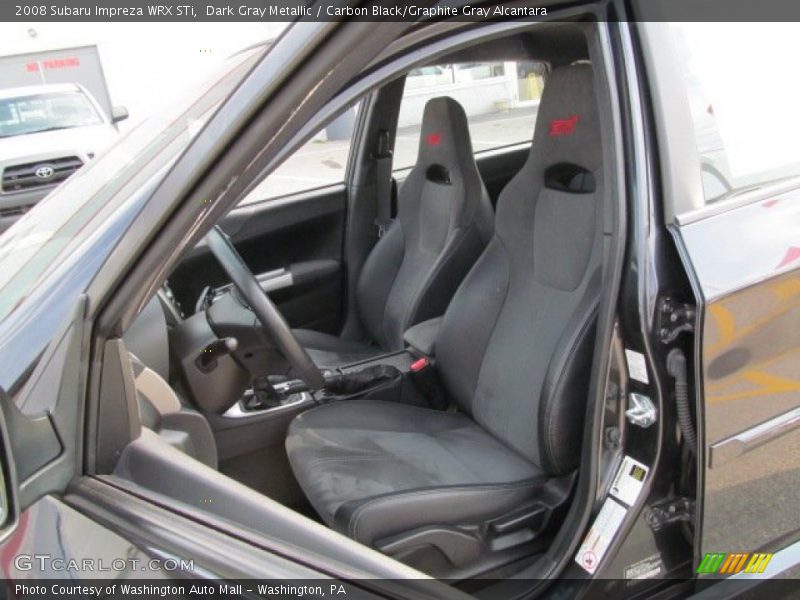 Front Seat of 2008 Impreza WRX STi