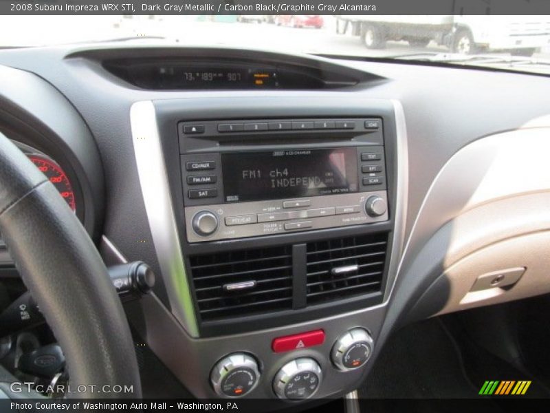 Controls of 2008 Impreza WRX STi