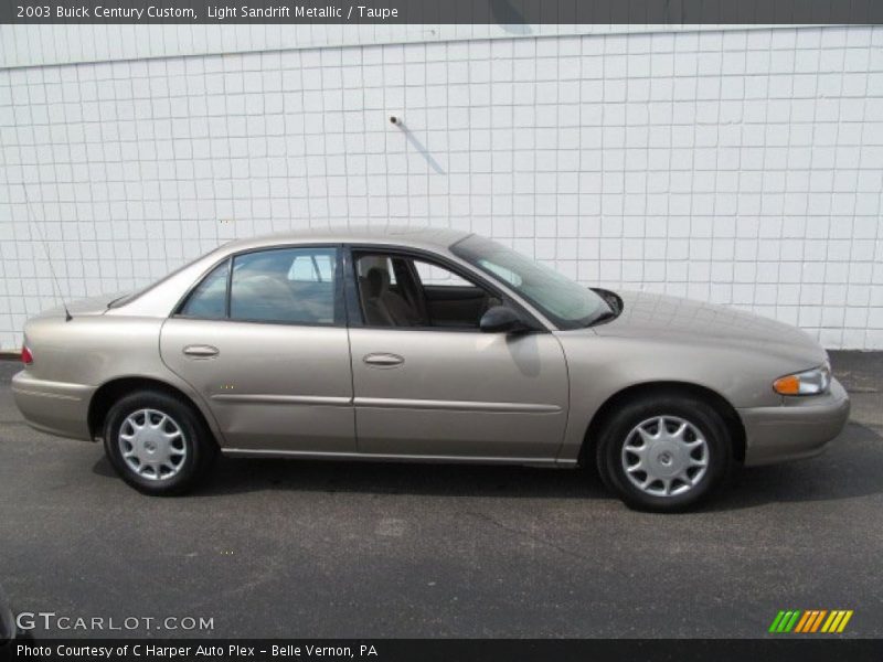 Light Sandrift Metallic / Taupe 2003 Buick Century Custom