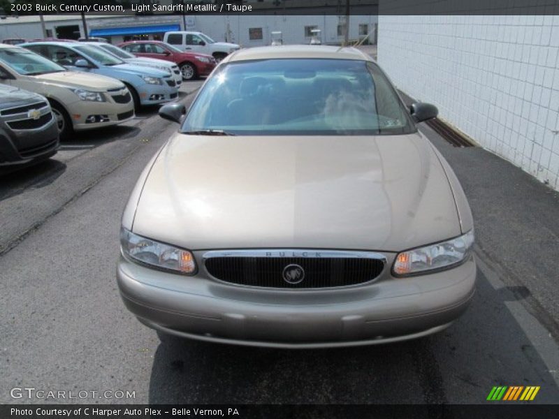 Light Sandrift Metallic / Taupe 2003 Buick Century Custom
