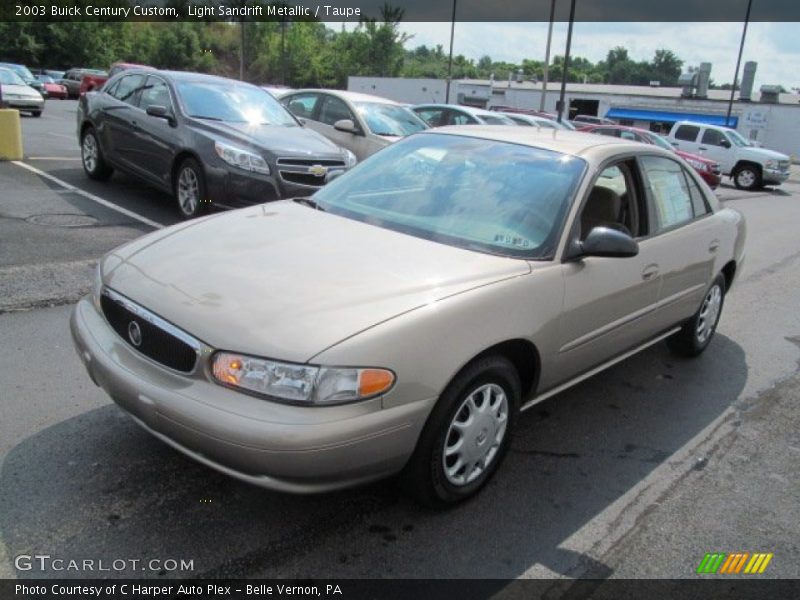 Light Sandrift Metallic / Taupe 2003 Buick Century Custom