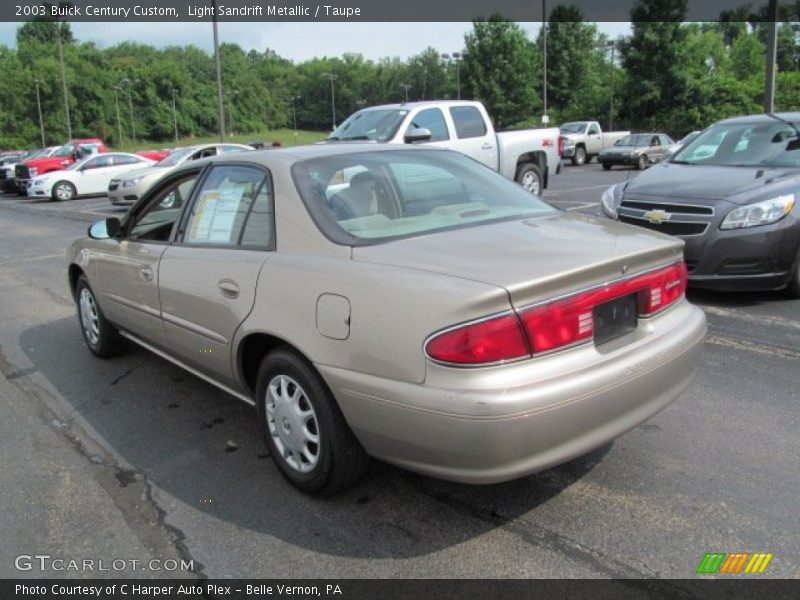 Light Sandrift Metallic / Taupe 2003 Buick Century Custom