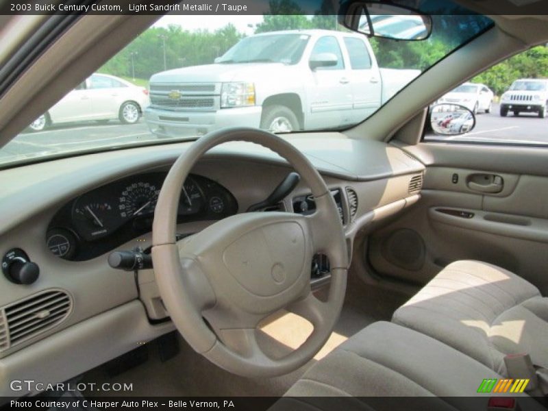 Light Sandrift Metallic / Taupe 2003 Buick Century Custom