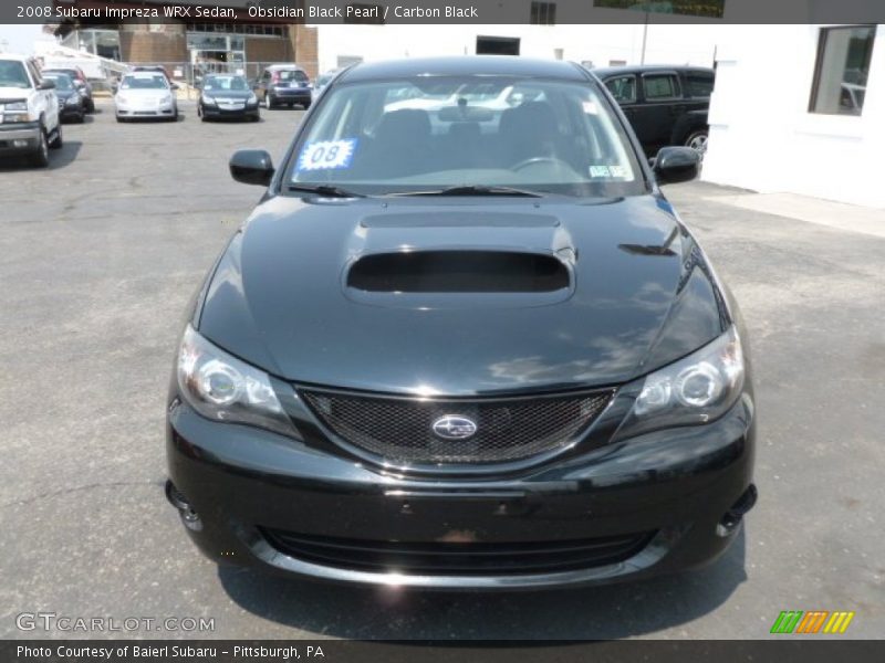 Obsidian Black Pearl / Carbon Black 2008 Subaru Impreza WRX Sedan
