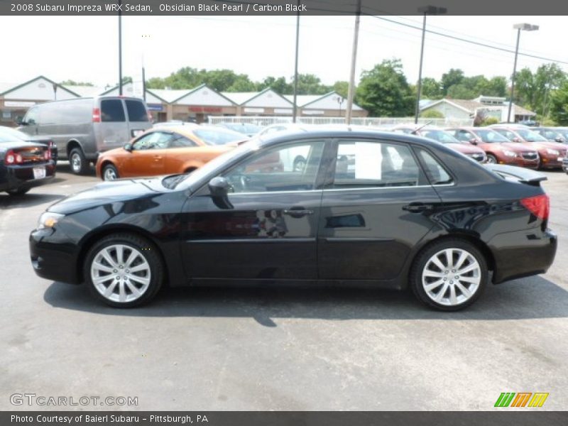 Obsidian Black Pearl / Carbon Black 2008 Subaru Impreza WRX Sedan
