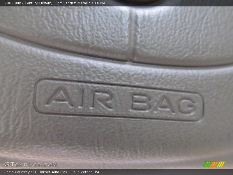 Light Sandrift Metallic / Taupe 2003 Buick Century Custom