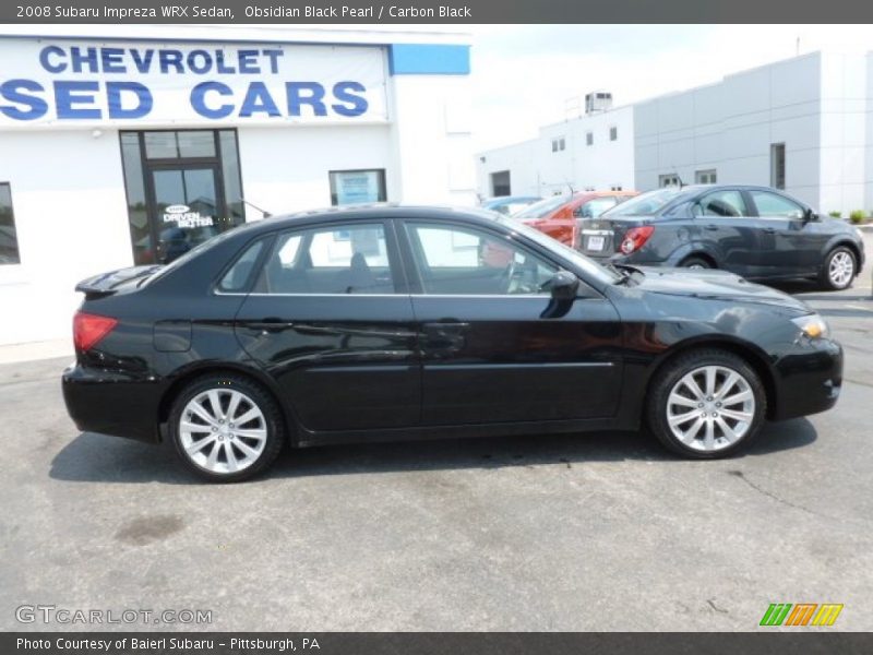 Obsidian Black Pearl / Carbon Black 2008 Subaru Impreza WRX Sedan