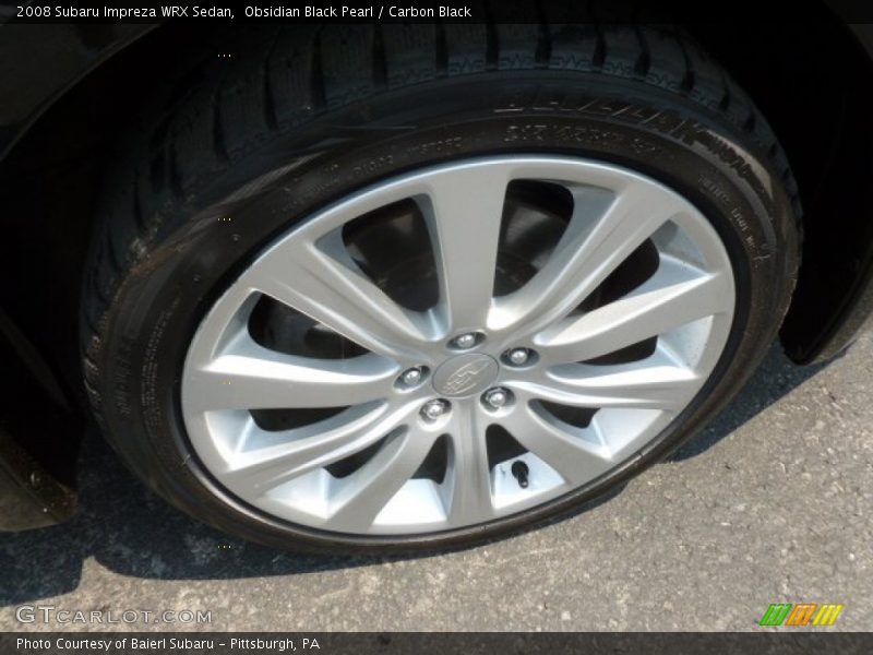 Obsidian Black Pearl / Carbon Black 2008 Subaru Impreza WRX Sedan