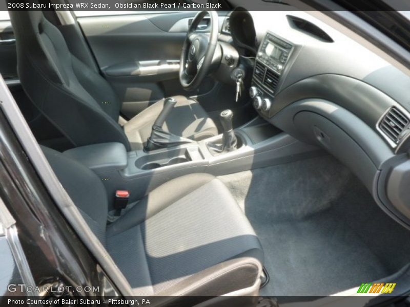 Obsidian Black Pearl / Carbon Black 2008 Subaru Impreza WRX Sedan