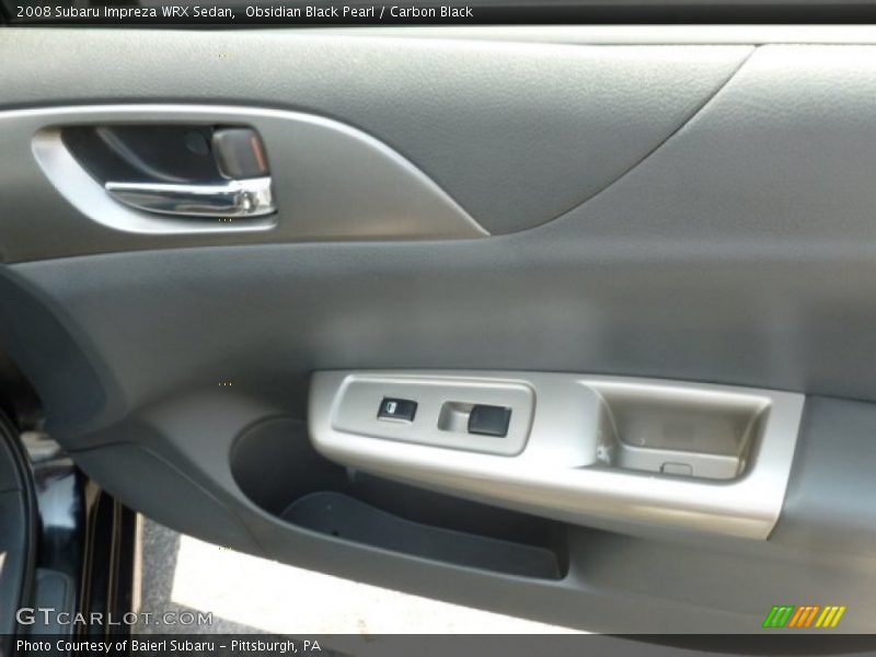 Obsidian Black Pearl / Carbon Black 2008 Subaru Impreza WRX Sedan