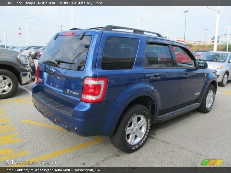 Vista Blue Metallic / Stone 2008 Ford Escape Hybrid 4WD