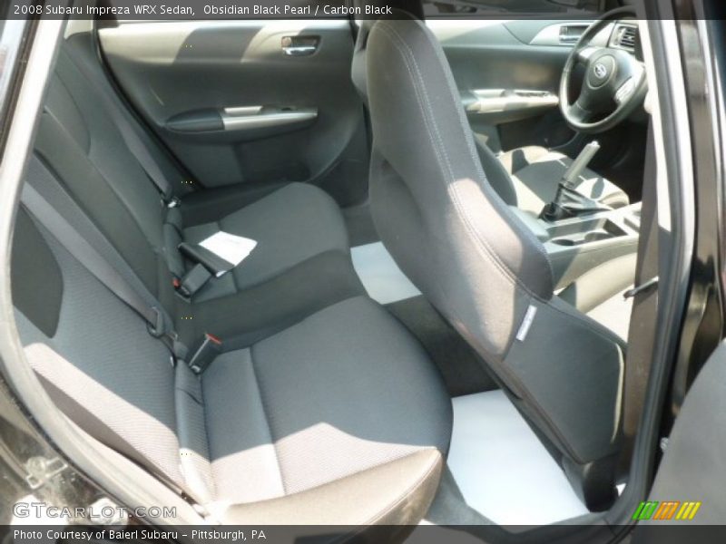 Obsidian Black Pearl / Carbon Black 2008 Subaru Impreza WRX Sedan