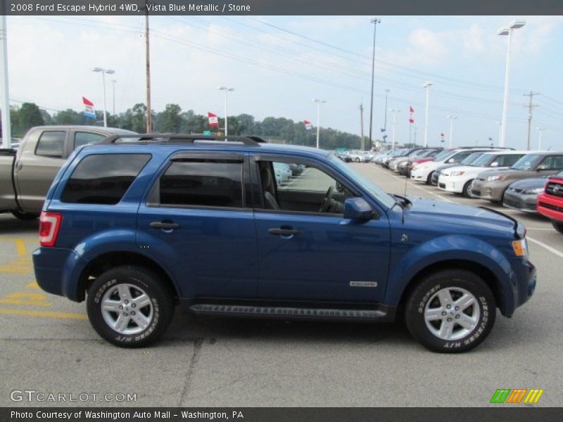 Vista Blue Metallic / Stone 2008 Ford Escape Hybrid 4WD