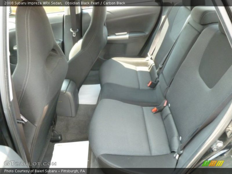Obsidian Black Pearl / Carbon Black 2008 Subaru Impreza WRX Sedan