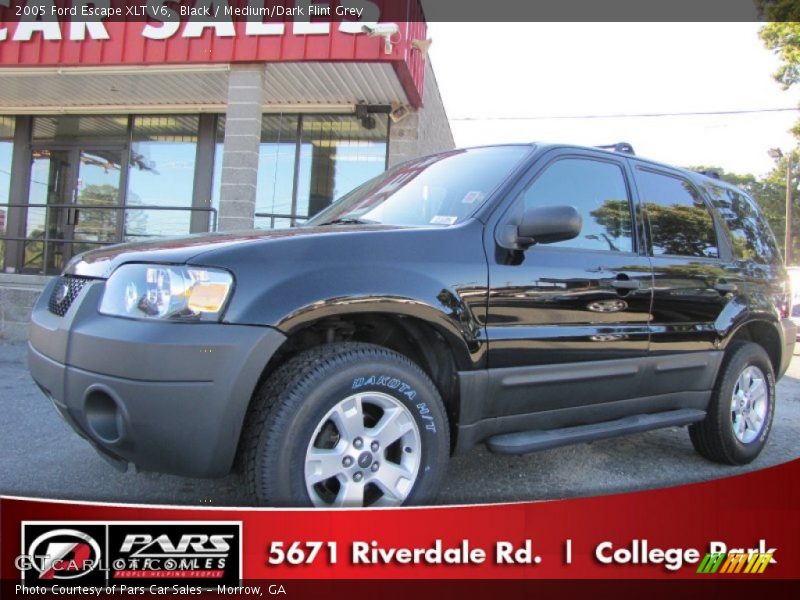 Black / Medium/Dark Flint Grey 2005 Ford Escape XLT V6