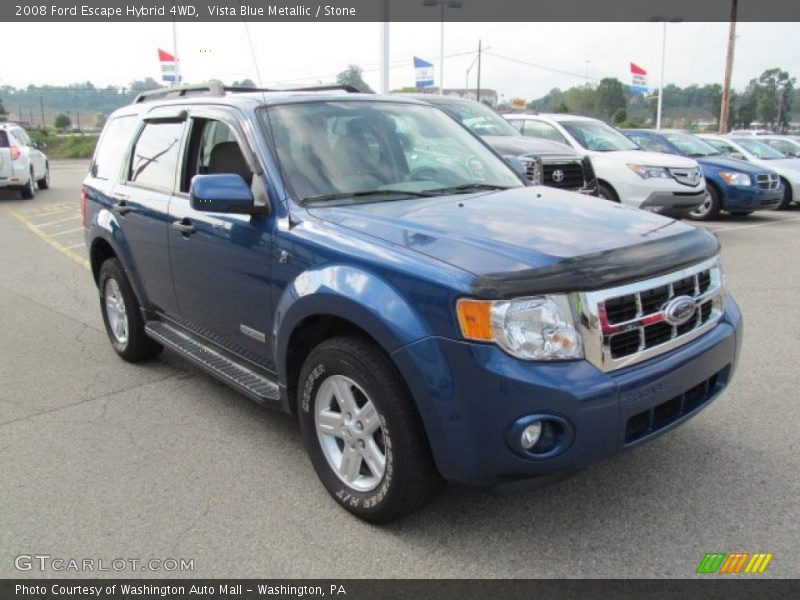 Vista Blue Metallic / Stone 2008 Ford Escape Hybrid 4WD