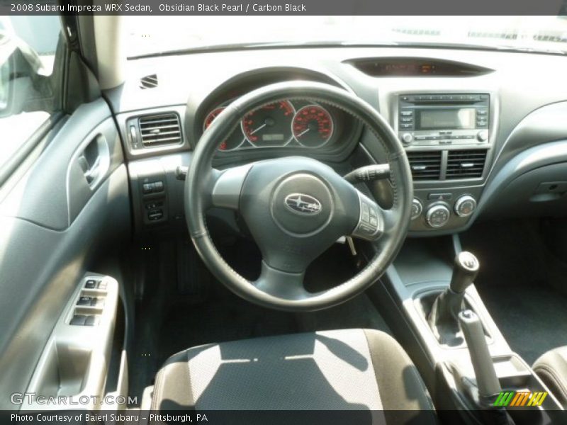 Obsidian Black Pearl / Carbon Black 2008 Subaru Impreza WRX Sedan