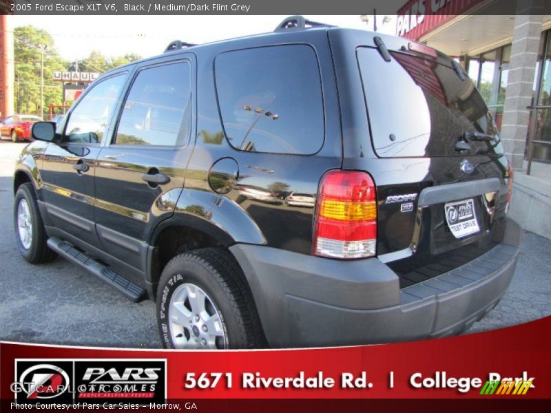 Black / Medium/Dark Flint Grey 2005 Ford Escape XLT V6