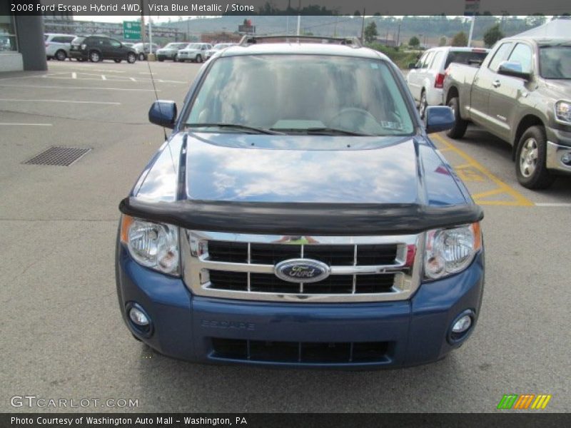 Vista Blue Metallic / Stone 2008 Ford Escape Hybrid 4WD