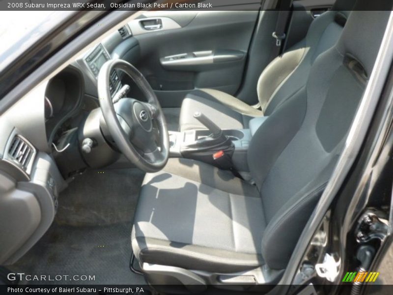 Obsidian Black Pearl / Carbon Black 2008 Subaru Impreza WRX Sedan