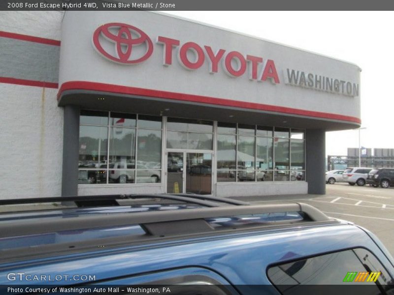 Vista Blue Metallic / Stone 2008 Ford Escape Hybrid 4WD