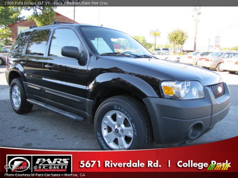 Black / Medium/Dark Flint Grey 2005 Ford Escape XLT V6