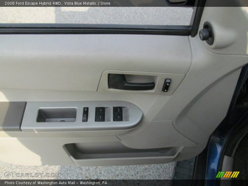 Vista Blue Metallic / Stone 2008 Ford Escape Hybrid 4WD