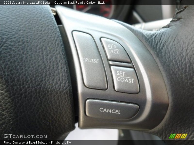 Obsidian Black Pearl / Carbon Black 2008 Subaru Impreza WRX Sedan