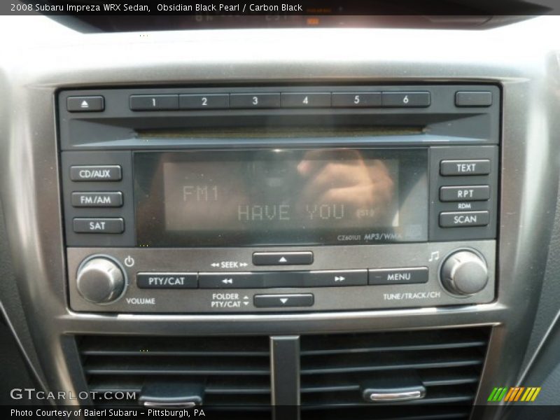 Obsidian Black Pearl / Carbon Black 2008 Subaru Impreza WRX Sedan