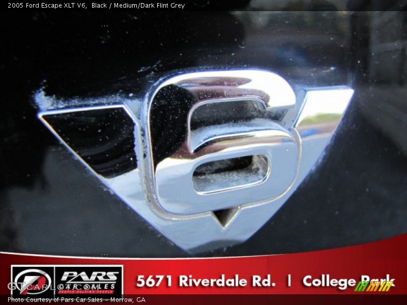 Black / Medium/Dark Flint Grey 2005 Ford Escape XLT V6