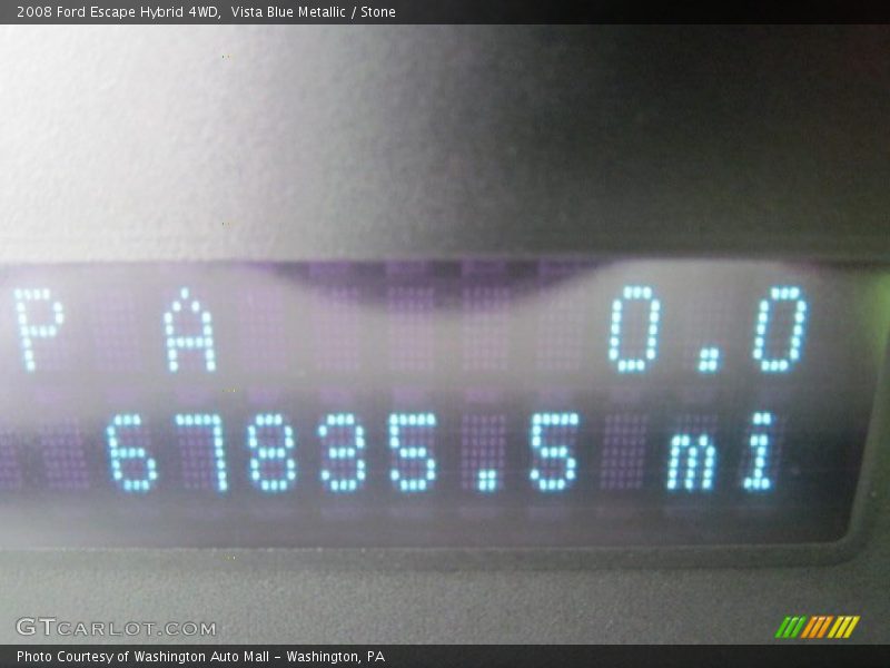 Vista Blue Metallic / Stone 2008 Ford Escape Hybrid 4WD