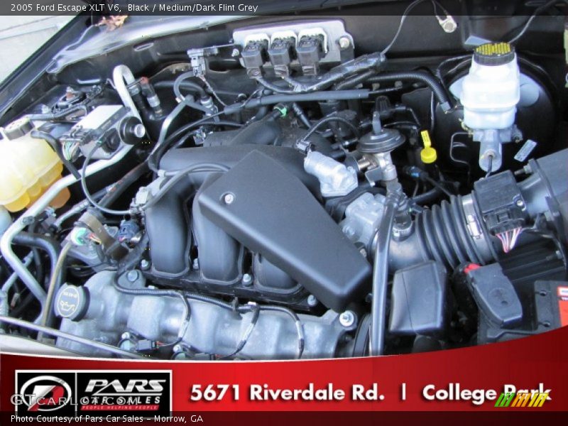Black / Medium/Dark Flint Grey 2005 Ford Escape XLT V6