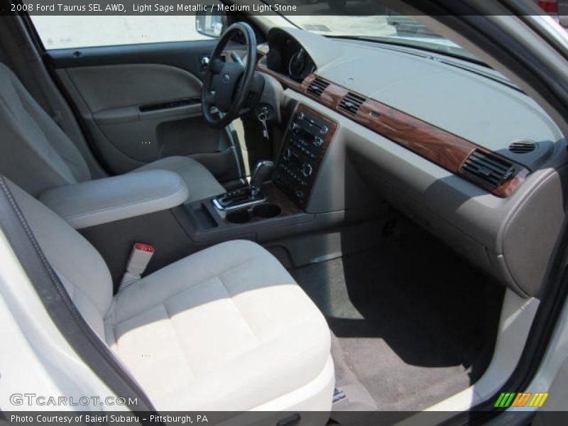 Light Sage Metallic / Medium Light Stone 2008 Ford Taurus SEL AWD
