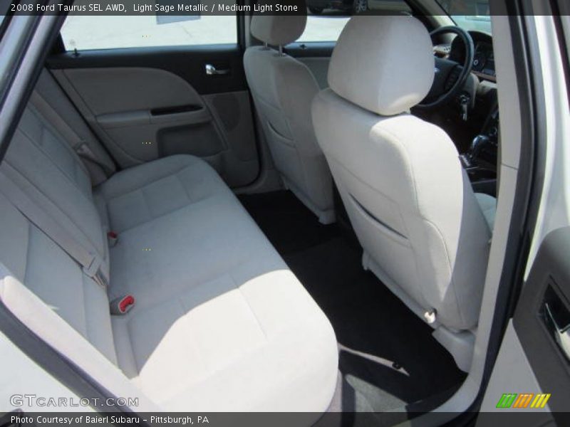 Light Sage Metallic / Medium Light Stone 2008 Ford Taurus SEL AWD