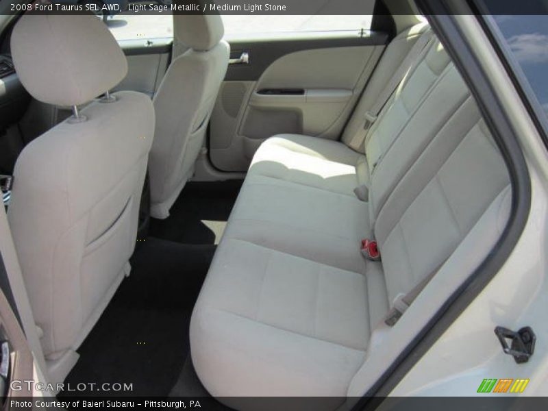 Light Sage Metallic / Medium Light Stone 2008 Ford Taurus SEL AWD
