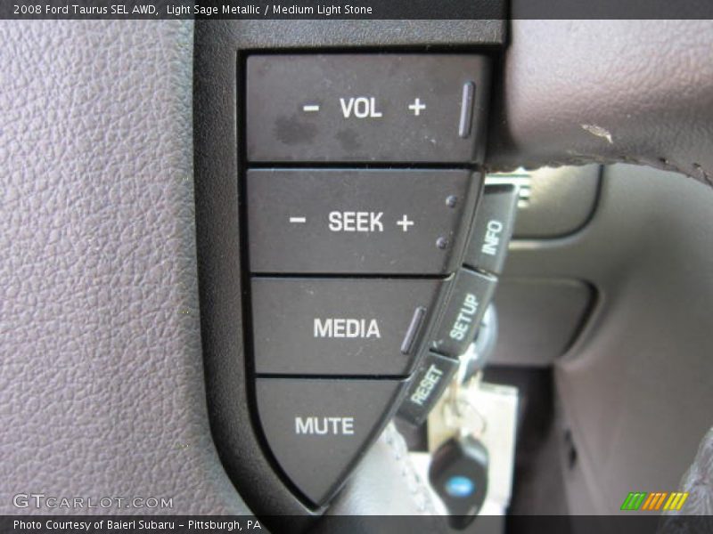 Light Sage Metallic / Medium Light Stone 2008 Ford Taurus SEL AWD