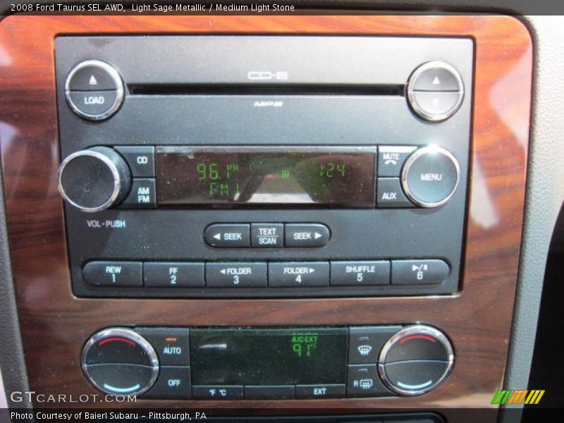 Light Sage Metallic / Medium Light Stone 2008 Ford Taurus SEL AWD