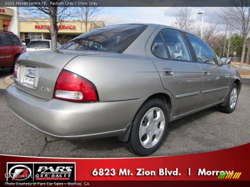Radium Gray / Stone Gray 2003 Nissan Sentra XE