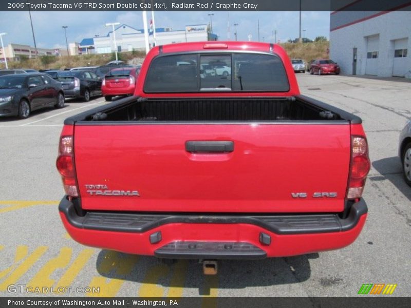 Radiant Red / Graphite Gray 2006 Toyota Tacoma V6 TRD Sport Double Cab 4x4