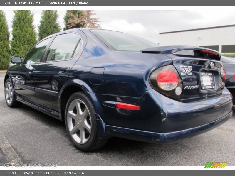 Satin Blue Pearl / Blond 2001 Nissan Maxima SE