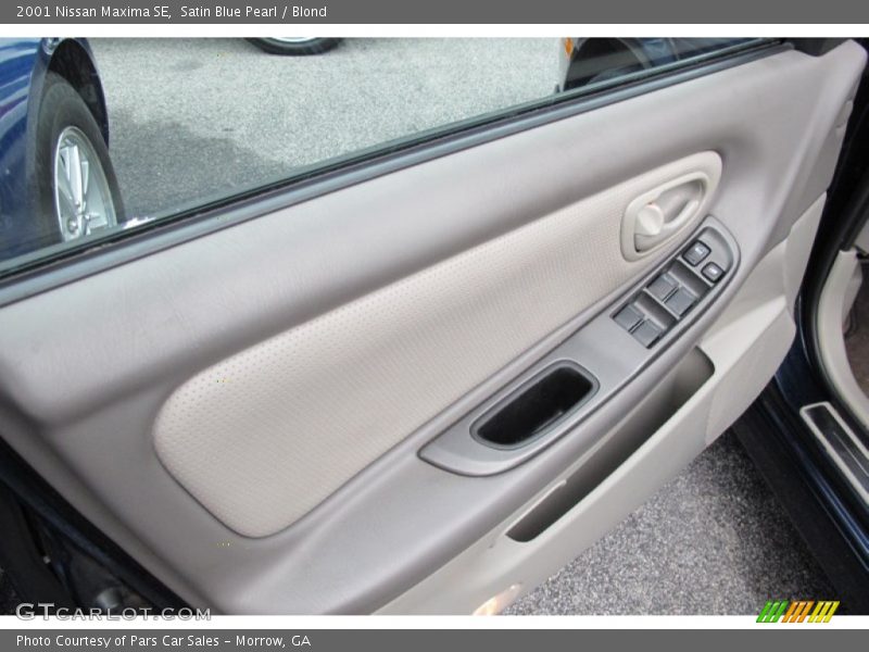 Satin Blue Pearl / Blond 2001 Nissan Maxima SE