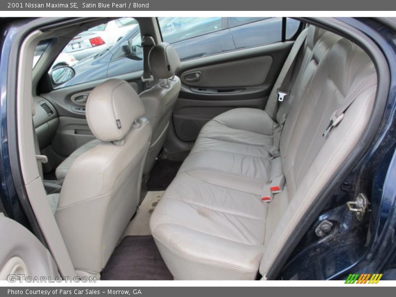 Satin Blue Pearl / Blond 2001 Nissan Maxima SE