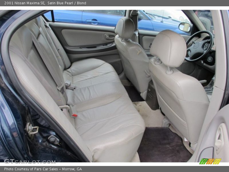 Satin Blue Pearl / Blond 2001 Nissan Maxima SE