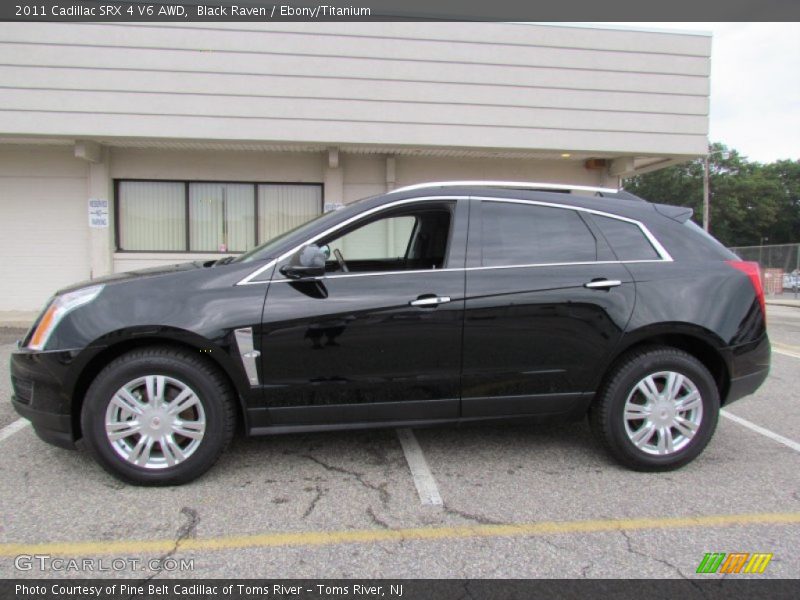 Black Raven / Ebony/Titanium 2011 Cadillac SRX 4 V6 AWD