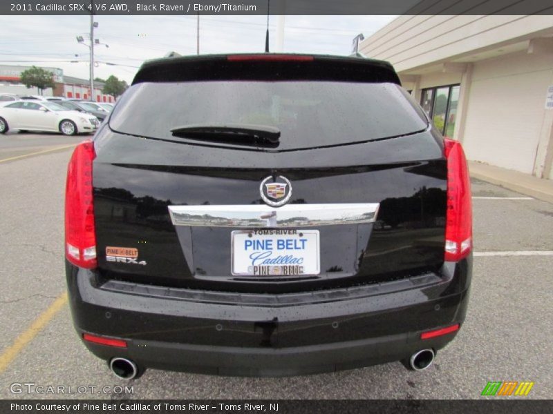 Black Raven / Ebony/Titanium 2011 Cadillac SRX 4 V6 AWD