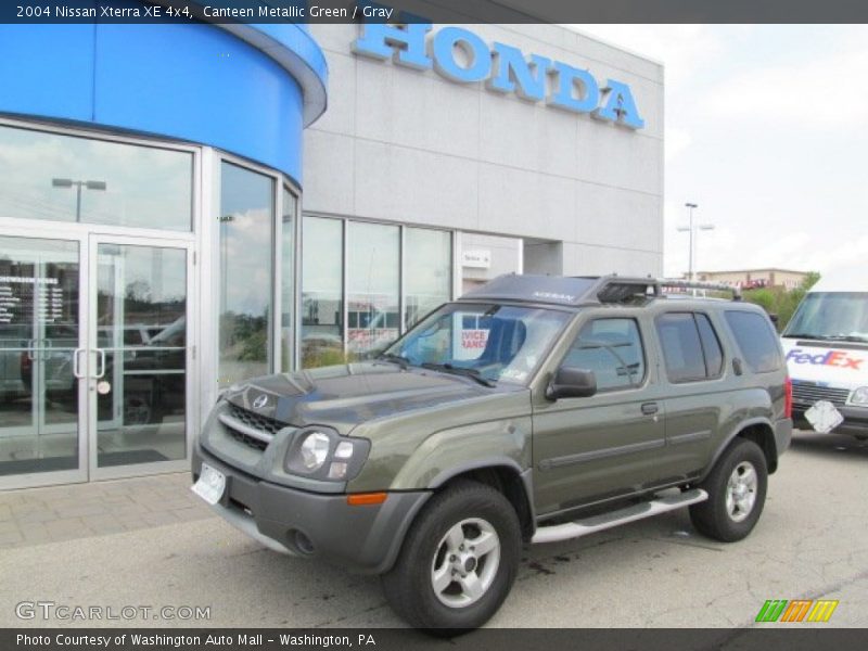 Canteen Metallic Green / Gray 2004 Nissan Xterra XE 4x4