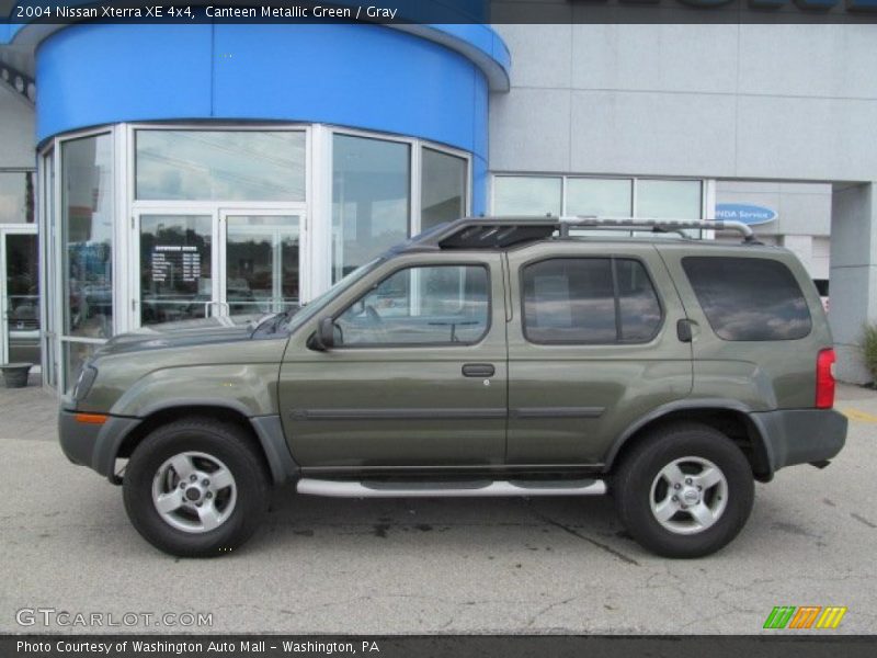 Canteen Metallic Green / Gray 2004 Nissan Xterra XE 4x4